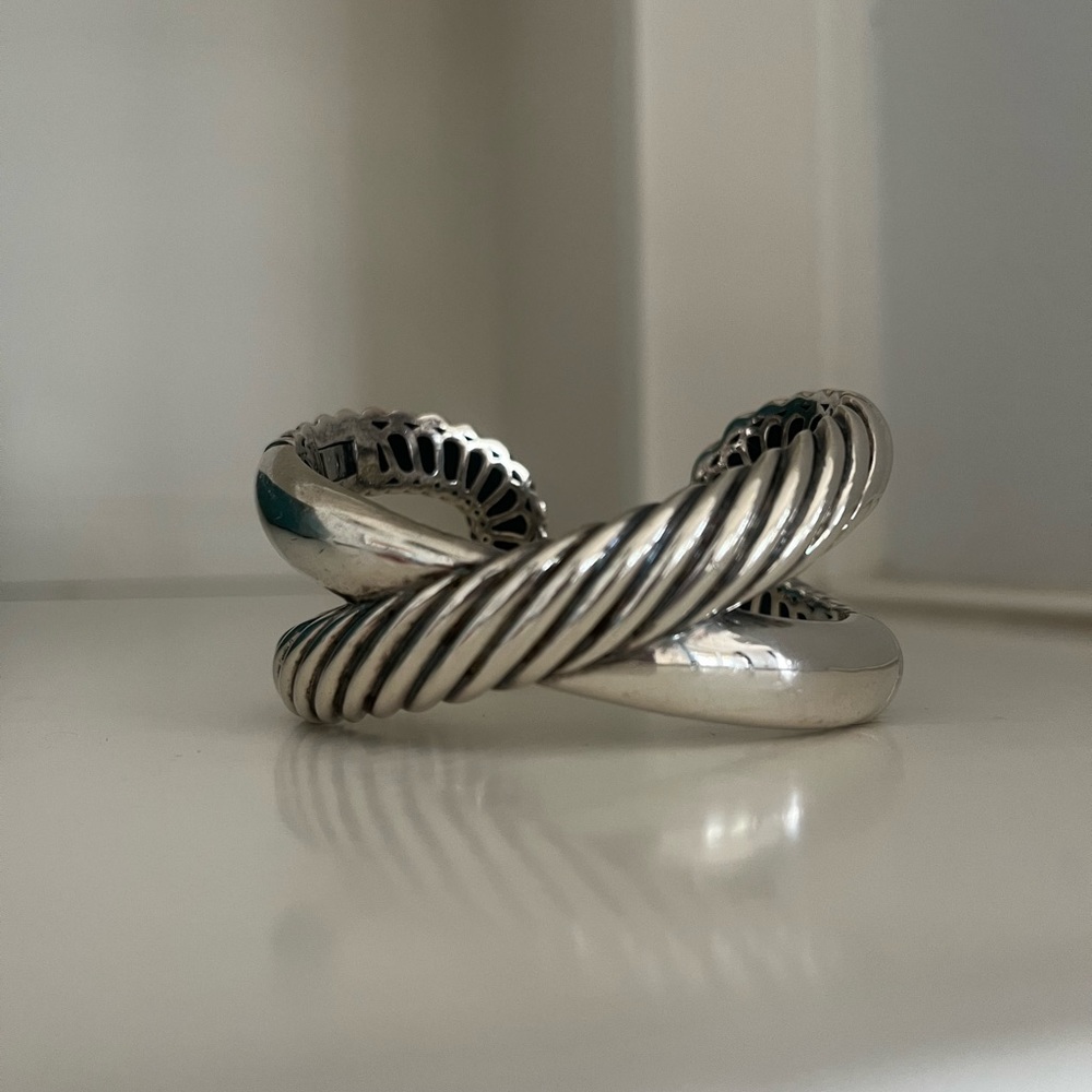 DAVID YURMAN Sterling Silver Crossover Cuff